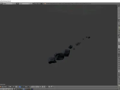 Low Poly Rock Collection Free Sample Free low-poly 3D model