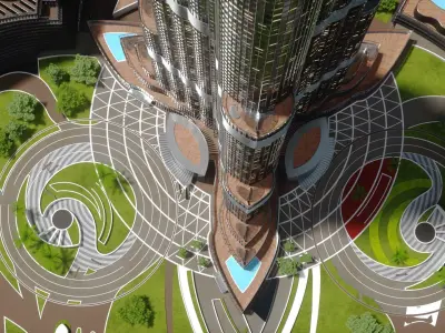 Burj Khalifa 3D model