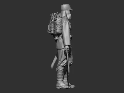 Japan soldier ww2 3D print model