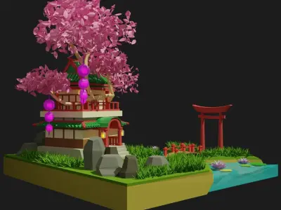 Japanese House 3D model