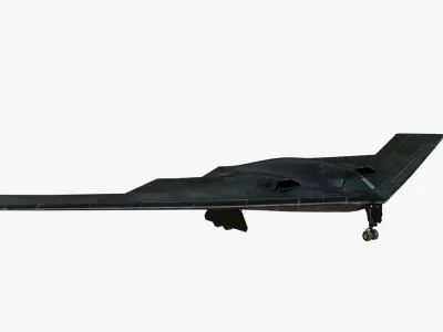 4K Realistic Realistic B2 Spirit Low-poly 3D model