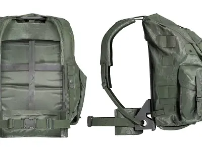 ALICE PACK Low-poly 3D model