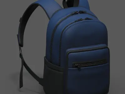 Backpack Camping Generic military human bag storqge baggage  Low-poly 3D model