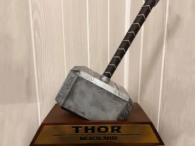 Thor Hammer Mjolnir 3D Model Ready to Print 3D print model