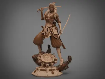 Ahsoka Tano Samurai Concept - Star wars 3D print model purchase
