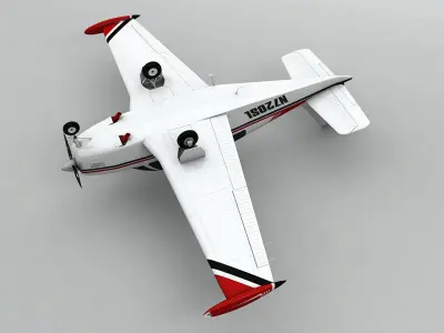 Beechcraft Bonanza 36 Aircraft 3D model