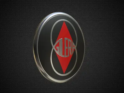 gilera logo 3D model