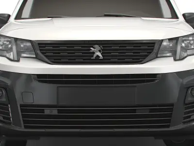 Peugeot Partner Van LWB 2021 3D model