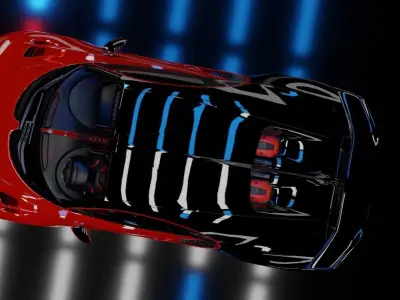 Bugatti veyron Free 3D model