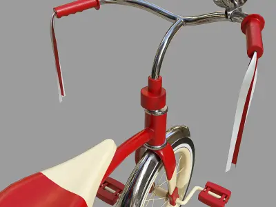 Bike Child Vintage 3D model