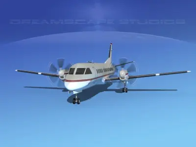 SAAB 2000 Corporate 5 3D model