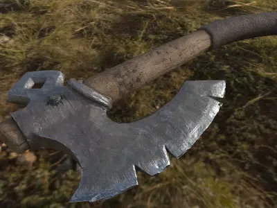 Axe old 3D model