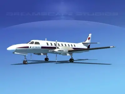 Swearingen SA226 Metroliner Air Virginia 3D model