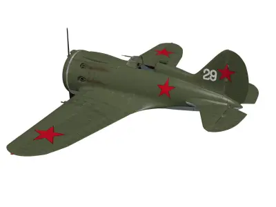 Polikarpov I-16 Rata Type18 3D model