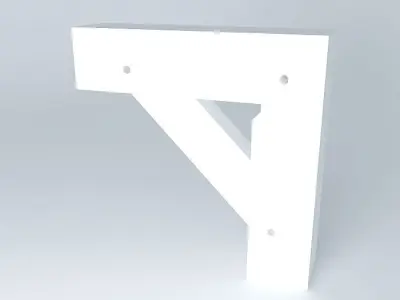 Level1Joinery letter f Free 3D model