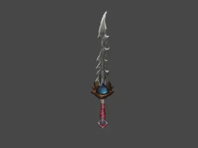 Zeloeman Sword A 4 Low-poly 3D model