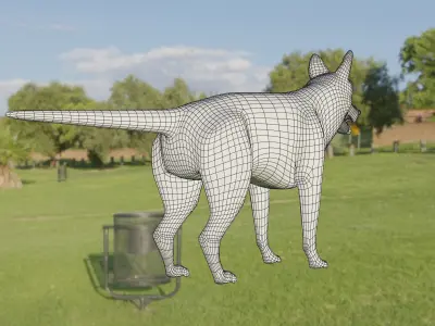 Wrigley the Dog Model 3D model