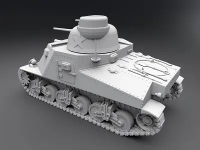 M3 General Lee Scale model 3D print model