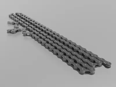 Shimano bike chain CN-HG 3D model