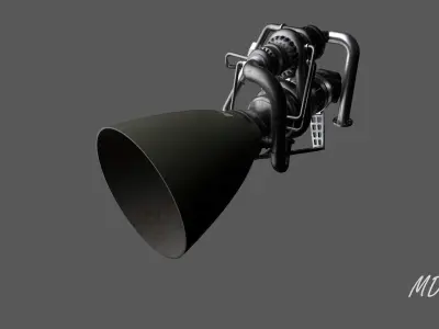 Raptor Engine  3D model