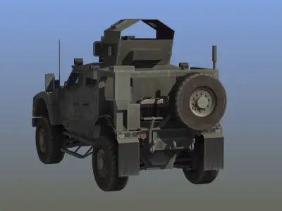 M-ATV M1240A1 MRAP 3D model