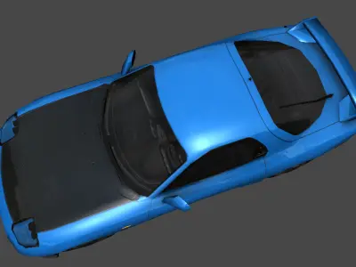 Mazda RX7 Free low-poly 3D model
