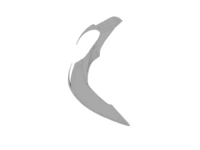 Dagger knife Free low-poly 3D model