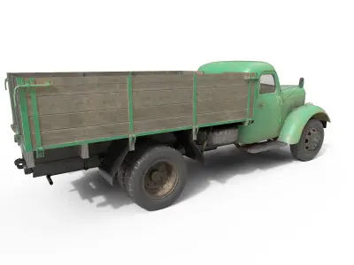 ZiS 150 Low-poly 3D model