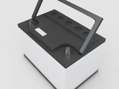 Car Battery 3D model