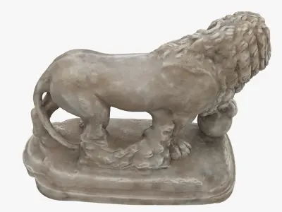 Vacca Medici Lion 3D model