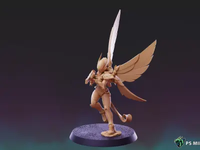 Galaxy Elves - Female Vengeful Wasps Pose 4 3D print model