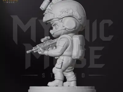 Special Forces Military STL Model for 3D Printing 3D print model