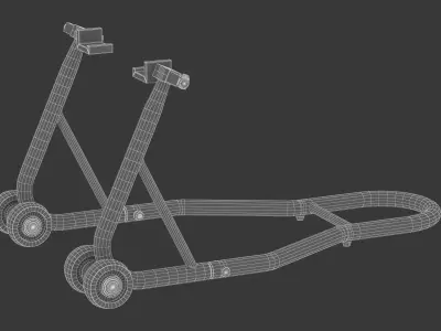 Garage Bike Motorcycle Paddock Stand 3D model