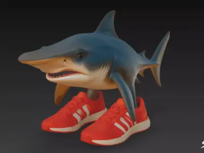 Martelero Martala - Italian BrainRot Low-poly 3D model