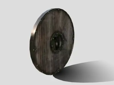 Boromir Shield Low-poly 3D model
