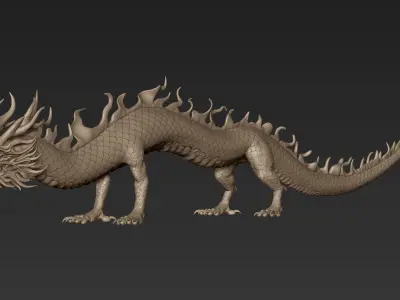 Asian Dragon 3D model