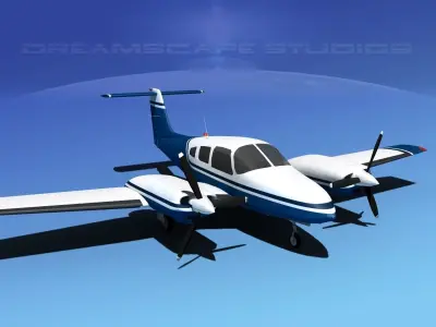 Piper Turbo Seminole V01 3D model