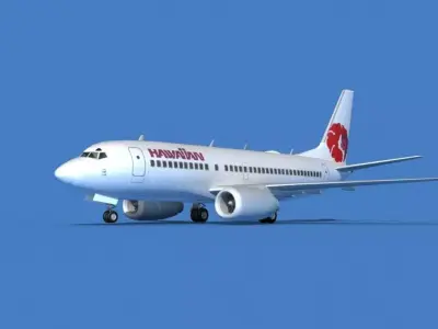 Boeing 737 MAX 7 Hawaiian Airlines 3D model