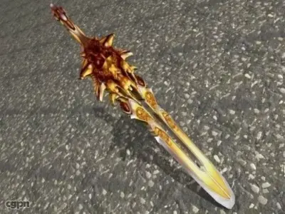 Blade Of Olympus Low-poly 3D model