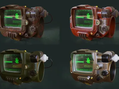 Pip Boy - Fallout 3D model