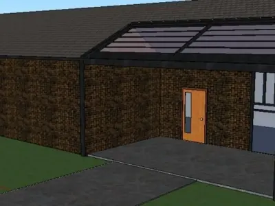modern house Free 3D model 13