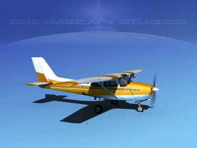 Cessna 172RG Cutlass V06 3D model