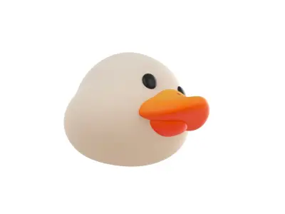 Prop169 Duck Head 3D model