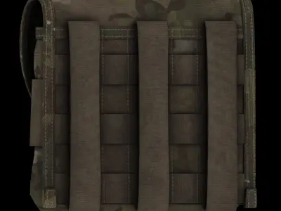 Paraclete Barret 50 Cal Pouch Low-poly 3D model