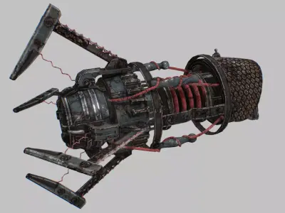 Gravity Manipulation Weapon 3D model