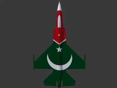 JF-17 Thunder 3D model