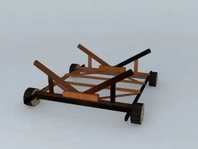 Carreta stranding Boat II 3D model