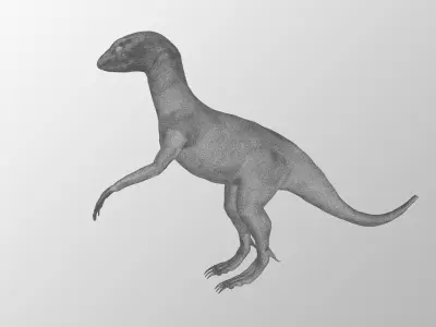 Reptile Dinosaur WIP 3D model