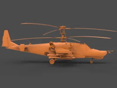 Ka-50 Black Shark 3D print model