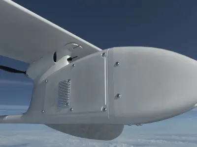 AeroVironment RQ-11 Raven  Low-poly 3D model